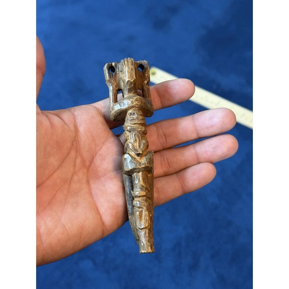 Vtg Guatemalan Zoomorphic Slingshot Ancient Folk Art Relics Souvenir Handmade